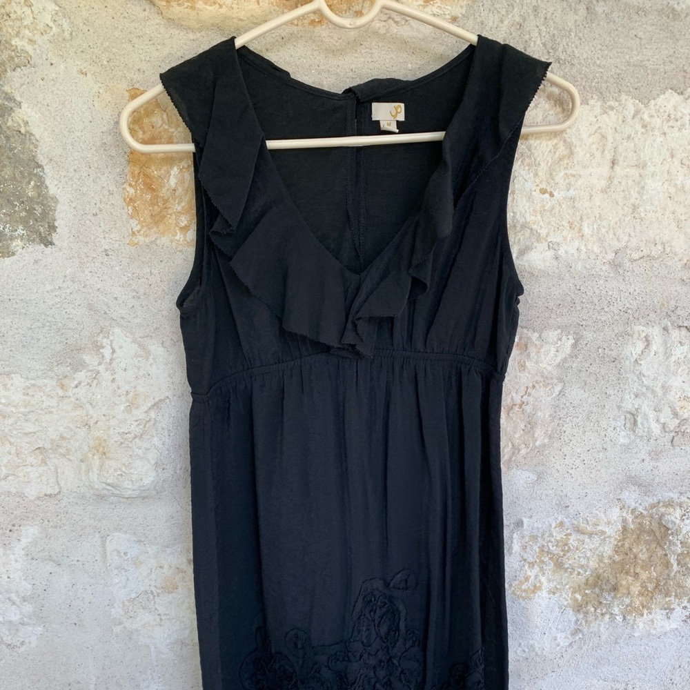 Thin black summer dress, size medium